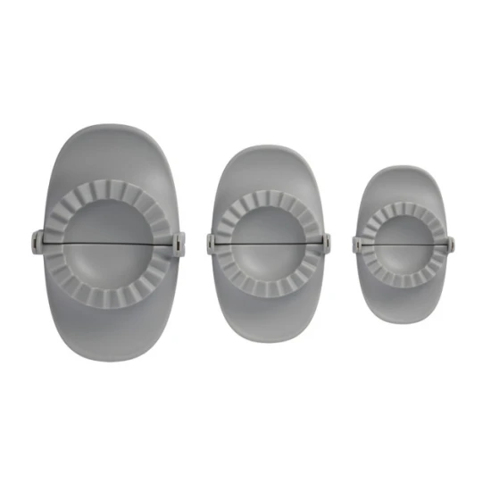 World of Flavour 3pc Dumpling Maker Set, Grey Plastic