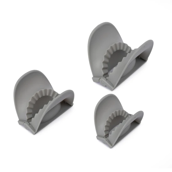 World of Flavour 3pc Dumpling Maker Set, Grey Plastic