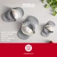 World of Flavour 3pc Dumpling Maker Set, Grey Plastic