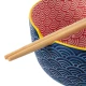 World of Flavours Set of 2 Noodle Bowls and Chopsticks, Stoneware