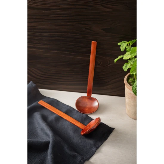 World of Flavours 2pc Ramen Spoon Set, Bamboo, 23cm