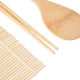 KitchenCraft World of Flavours 4pc Sushi Making Set, Bamboo