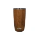 Kitchen Craft S'well Teakwood Tumbler with Lid, 530ml