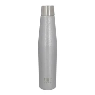 BUILT Apex 540ml Insulated Water Bottle, BPA-Free 18/8 Stainless Steel - Silver Glitter