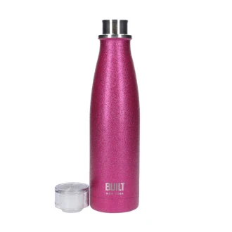 BUILT Perfect Seal 500 ml Insulated Water Bottle, Pink