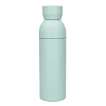 BUILT Planet Bottle, 500ml Recycled Reusable Water Bottle with Leakproof Lid - Green