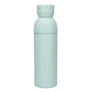 BUILT Planet Bottle, 500ml Recycled Reusable Water Bottle with Leakproof Lid - Green