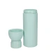 BUILT Planet Bottle, 500ml Recycled Reusable Water Bottle with Leakproof Lid - Green