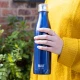 Built 740ml Double Walled Stainless Steel Water Bottle Midnight Blue