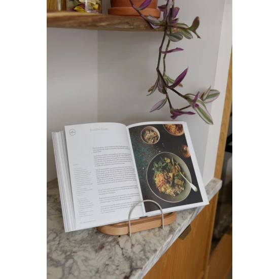 KitchenCraft Idilica Beechwood Cookbook Stand