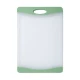 KitchenCraft Anti-Slip Chopping Board, Stain Resistant Cutting Board with Handle, Green, 36.5 x 25cm