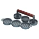 Kitchen Craft Home Made Mini Burger Press, 6CM