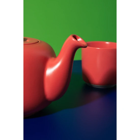 La Cafetière Classic Teapot, Red, 600ML