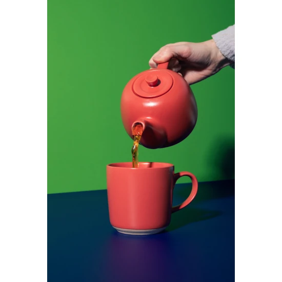 La Cafetière Classic Teapot, Red, 600ML