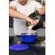 Master Class Electric Blue Cast Aluminium Casserole Dish, 2.5L