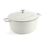 Master Class Cast Aluminium Casserole Dish, 5L, Cream