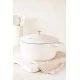 Master Class Cast Aluminium Casserole Dish, 5L, Cream