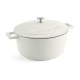 Master Class Cast Aluminium Casserole Dish, 5L, Cream