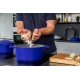 MasterClass Electric Blue Cast Aluminium Casserole Dish, 5L