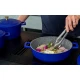 MasterClass Electric Blue Cast Aluminium Shallow Casserole Dish, 28cm, 4L