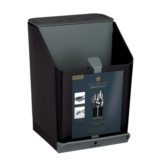 Master Class Smart Space 4-in-1 Utensils / Knife Block