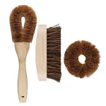 Kitchen Craft Natural Elements Eco-Friendly Coconut Fibre Brush, Set of 3