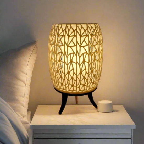  Ultra Red Tech Mtandao 3D-Printed Table Lampshade -Made In Kenya