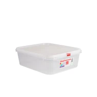 Neville GenWare Clear Polypropylene Storage  Container GN1/2, 6.8Litre Capacity