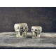 Neville Genware White Skull Tiki Mug, 400ml /  40cl/ 14oz