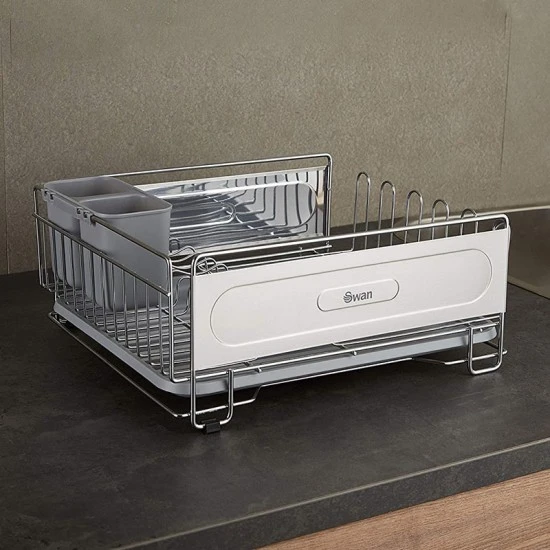 Shop quality Swan Dish Rack, Rust Resistant Dish Drainer with Anti Slip Feet and Drip Tray, Chrome in Kenya from vituzote.com Shop in-store or online and get countrywide delivery!
