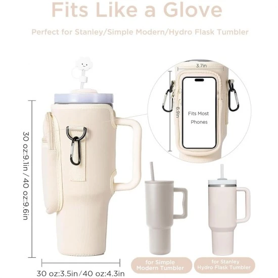 Shop quality Billz Buddy Tumbler Accessory Bag for S well XL & Stanley 40oz Travel Mug - White in Kenya from vituzote.com Shop in-store or online and get countrywide delivery!