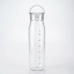 VZ BPA-Free Tritan Clear Water Bottle with Handle, 700ML