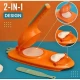 2 in 1 Dumpling Maker Press and press, Orange