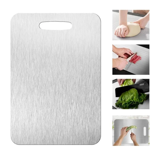 VZ Stainless Steel  & Titanium Cutting Board, 39x28cm