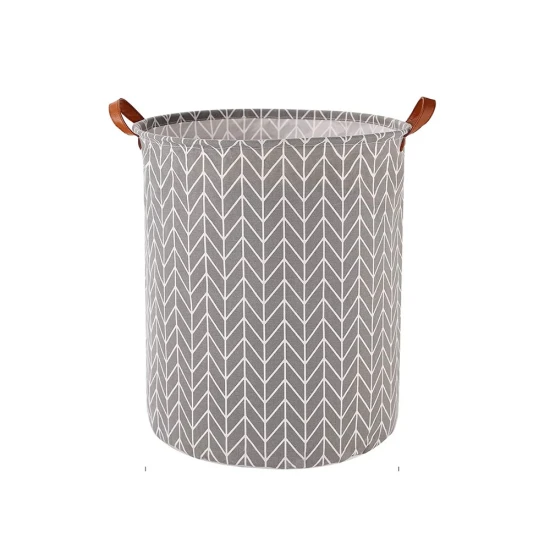 VZ Laundry Basket Foldable, Waterproof , Collapsible Laundry Hamper, 65L, Grey