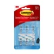 VZ Transparent Utensil Wall Hooks with Adhesive Strips - 3M Sticker