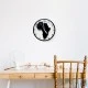 Shop quality Zuri Africa Design Wall Clock, Powder Coated Black - Made in Kenya in Kenya from vituzote.com Shop in-store or online and get countrywide delivery!
