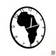 Shop quality Zuri Africa Design Wall Clock, Powder Coated Black - Made in Kenya in Kenya from vituzote.com Shop in-store or online and get countrywide delivery!