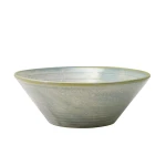 Neville Terra Porcelain Seafoam Conical Bowl 16cm 16 x 6cm (Dia x H) - 54.5cl/19.2oz