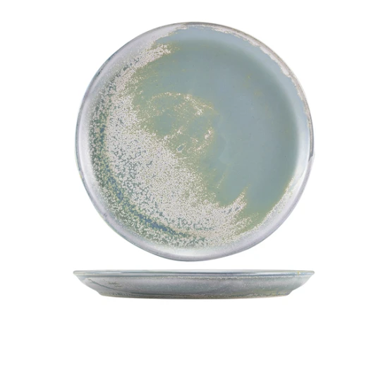 Neville Genware Terra Porcelain Seafoam Coupe Plate, 27.5cm