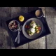 Neville Genware Solid Black Butlers Tray ,  44 x 32 x 4.5cm (L x W x H)