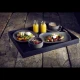 Neville Genware Solid Black Butlers Tray, 49 x 38.5 x 4.5cm (L x W x H)