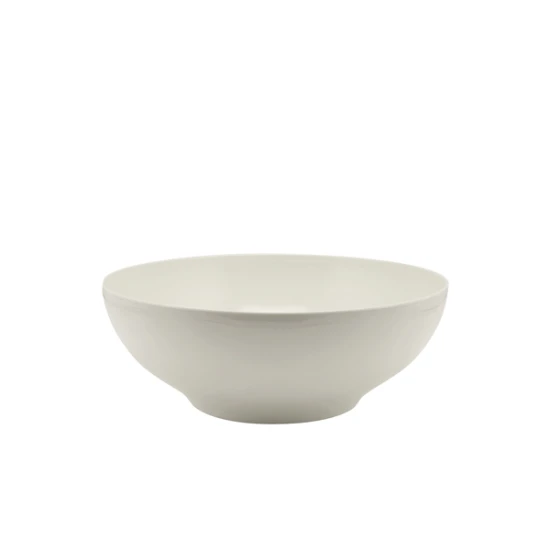Neville GenWare Melamine White Round Buffet Bowl 35.5cm 