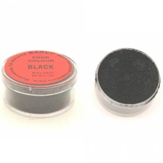 Barco Red Label Black Powder Colour, 10ml Tub