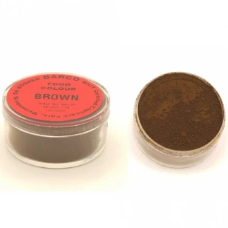 Barco Red Label Brown Powder Colour, 10ml Tub