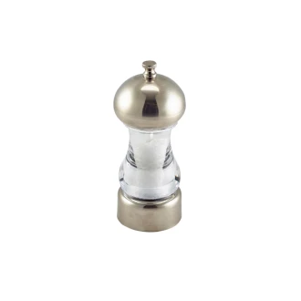 Neville Genware Chrome Top Salt/ Pepper Grinder 14cm 14cm/5.5" (H)