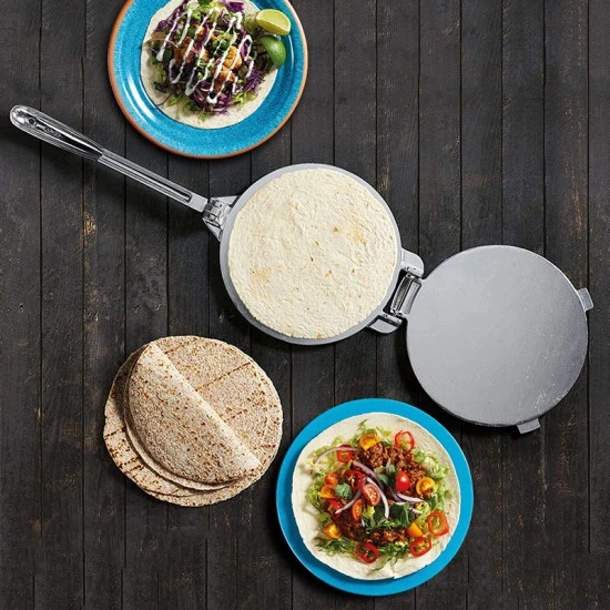 World of Flavours Mexican Style Tortilla Press, Silver, WFMXTPRESS Shop quality World of Flavours Mexican Style Tortilla Press, Silver in Kenya from vituzote.com Shop in-store or online and get countrywide delivery!