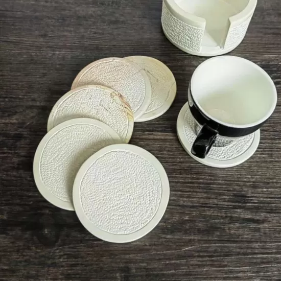 Undugu Etched Natural Handcrafted SoapStone Coasters + Holder, Set of 6, UNNATSTON6 Shop quality Undugu Etched Natural Handcrafted SoapStone Coasters + Holder, Set of 6 in Kenya from vituzote.com Shop in-store or online and get countrywide delivery!