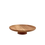 GenWare Acacia Wood Cake Stand 33 x 8cm