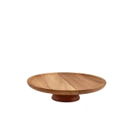 Neville GenWare Acacia Wood Cake Stand 33 x 8cm